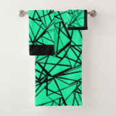 Abstrait noir turquoise (En situation)