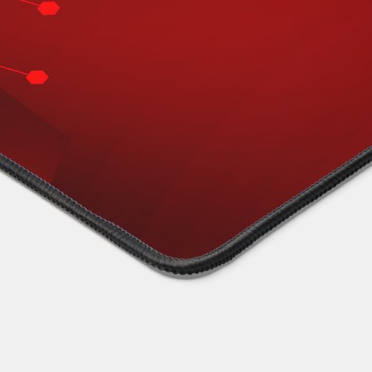 Abstrait numérique rouge (Coin)