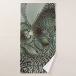 Abstrait Olive Sage Green Grey Fractal Art Imagina