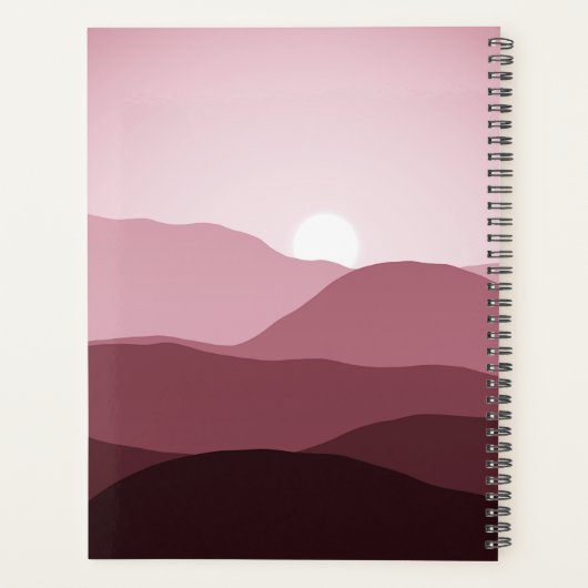 Abstrait Ombre Mauve Taupe clair sur mesure (Dos)