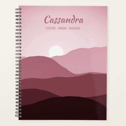 Abstrait Ombre Mauve Taupe clair sur mesure (Devant)