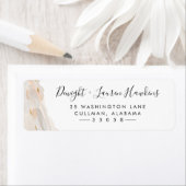 Abstrait or | Étiquette d'adresse de retour (En situation)