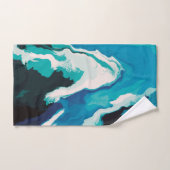 Abstrait Pastel Paint Lagoon Edition (Serviette à main)