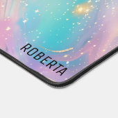 Abstrait Pastel Parties scintillant Motif sans cou (Coin)