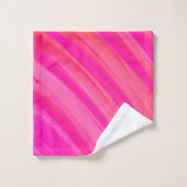 Abstrait Pink Swir (Gant de toilette)
