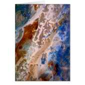 Abstrait plage de sable motif motif en mousse d'ea (Devant)