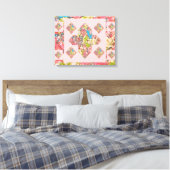 Abstrait Plus Signer Canevas d'oeillets (Beauté) (Insitu(Chambre))