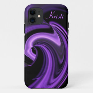 Abstrait Purple Heart iPhone 5 coque *Personnalise