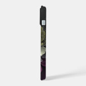 Abstrait Purpur moderne Khaki Gris Fleur fractale (Côté gauche)