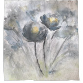 Abstrait rideau de douche à fleurs (Devant)