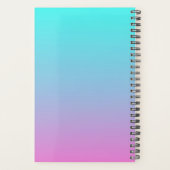 abstrait rose cinglé bleu turquoise ombre (Dos)