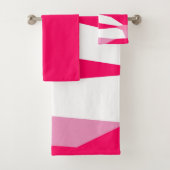 Abstrait rose et blanc (En situation)