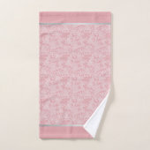 Abstrait Rose Pâle Élégant (Serviette à main)