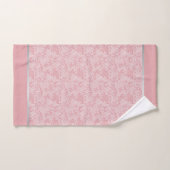 Abstrait Rose Pâle Élégant (Serviette à main)
