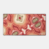 Abstrait Rouge vert rouge vert coloré Nom du saumo (Recto)