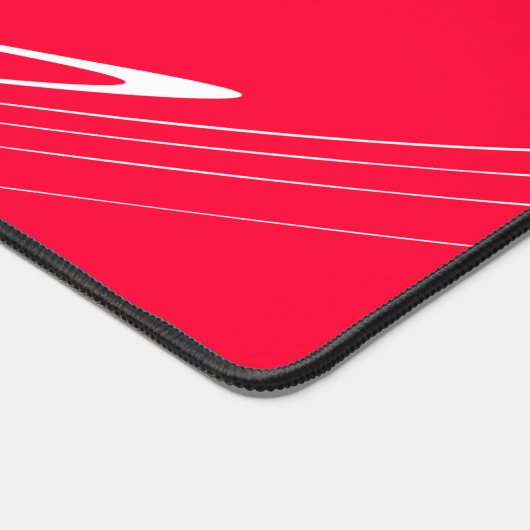 Abstrait rouge vibre (Coin)