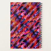 Abstrait sans couture brosse trait moderne multico (Dos)