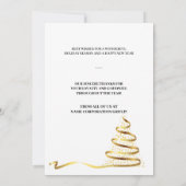 Abstrait sapin de Noël Invitation (Dos)