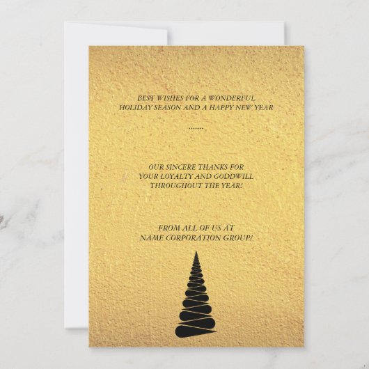 Abstrait sapin de Noël Invitation (Dos)