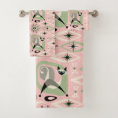 Abstrait Siamois au milieu du siècle (En situation)