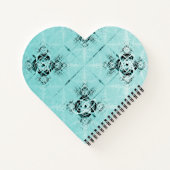 Abstrait Spiral Delight Heart Carnet (Dos)