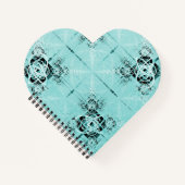 Abstrait Spiral Delight Heart Carnet (Devant)