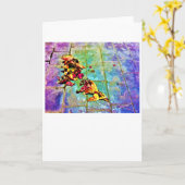 Abstrait Street View 717, carte (Fleur jaune)