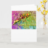 Abstrait Street View 718, carte (Fleur jaune)