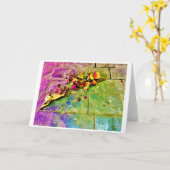Abstrait Street View 718, carte (Fleur jaune)