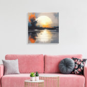 Abstrait Sunset Landscape toile murale Art (Insitu(Salon))