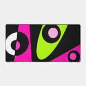 Abstrait surf Chaud rose Lime Vert noir (Recto)