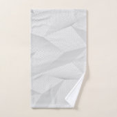 Abstrait, tendance, moderne, simple ligne motif (Serviette à main)