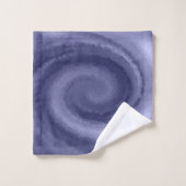 Abstrait tourbillon bleu violet marine moderne pri (Gant de toilette)