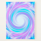 Abstrait tourbillon pastel violet couleurs imprime (Dos)