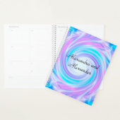Abstrait tourbillon pastel violet couleurs imprime (Devant avec enveloppe)