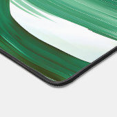Abstrait Traits de Pinceau Vert Minimal Moderne (Coin)