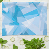 Abstrait triangle géométrique Motif serviette de c (Plié)