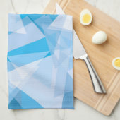 Abstrait triangle géométrique Motif serviette de c (Quart Plié)