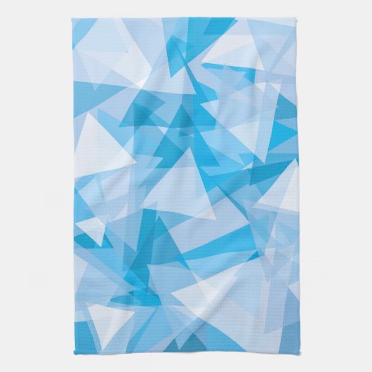 Abstrait triangle géométrique Motif serviette de c (Vertical)