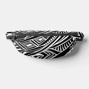 Abstrait tribal noir et blanc