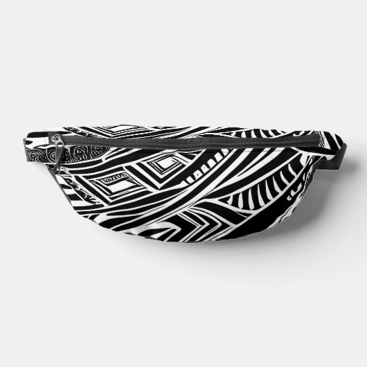 Abstrait tribal noir et blanc (Poser)