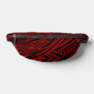 Abstrait Tribal Noir Et Rouge