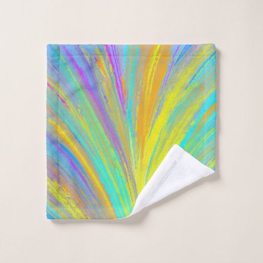 Abstrait Tropical Summer Fun (Gant de toilette)