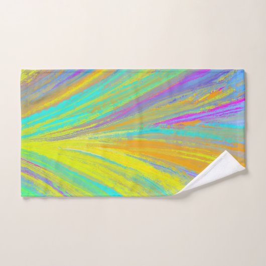 Abstrait Tropical Summer Fun (Serviette à main)