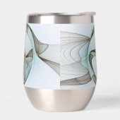 Abstrait Turquoise Brown Gold Elegance (Gauche)