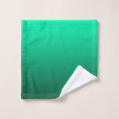 Abstrait vert brillant contraste de couleur pure t (Gant de toilette)