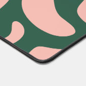 Abstrait vert et rose minimaliste (Coin)
