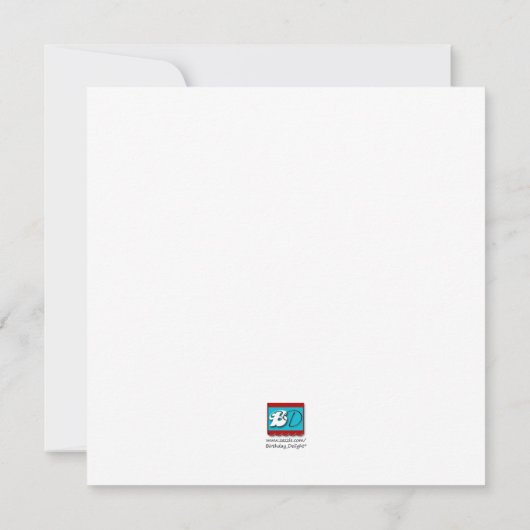 Abstrait vert et Turquoise Invitations d'anniversa (Dos)