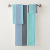 Abstrait violet, vert et turquoise (En situation)