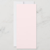 Abstrait Watercolor Floral Mariage Menu (Dos)